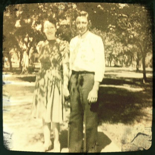 This is Grandma and Grandpa in 1939, the year they were married.