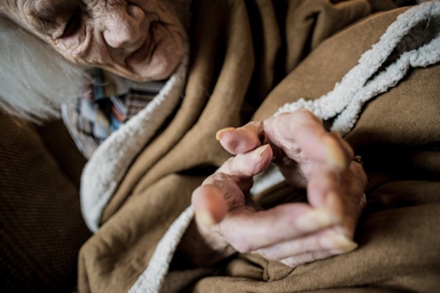 Grandma complains of the ravages of age.