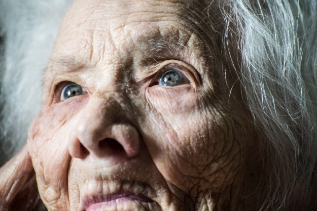 Grandma spends much of her time in her own world.