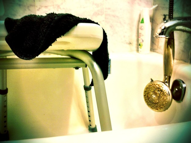 Bath time is a stressful time for seniors.