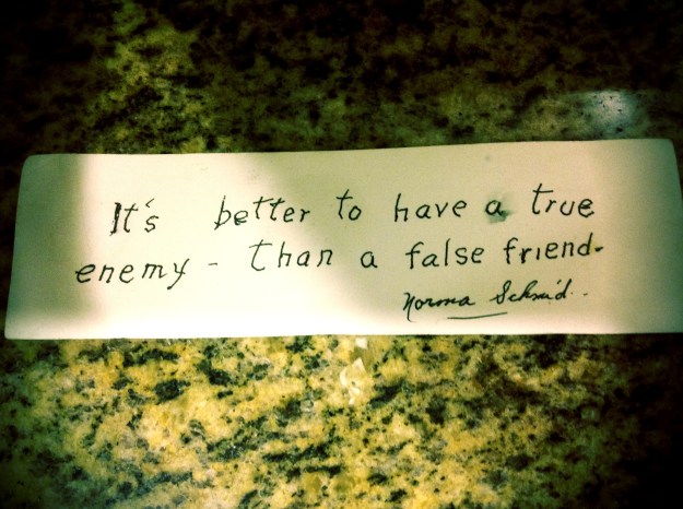 This fluttered out from in-between something.  It speaks for itself.